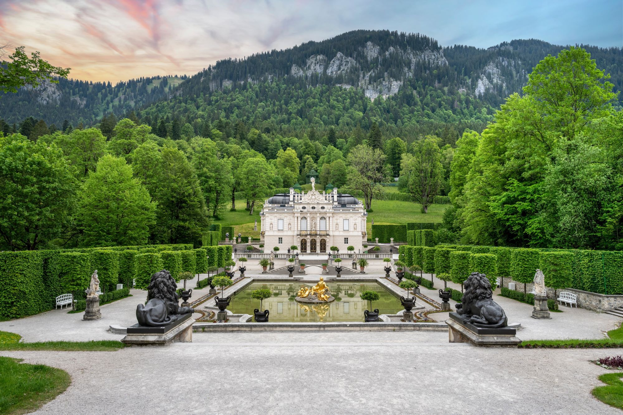 Bayern Schloss LinderhofEttal Bayern Schloss LinderhofEttal